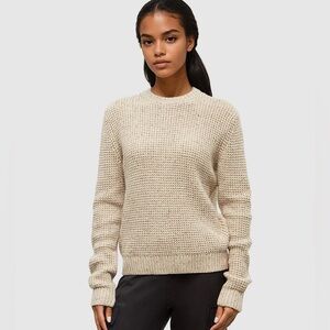 tentree Beige Crew Neck Sweater
